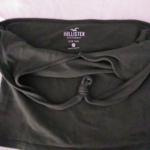 Hollister tank top size x small olive green